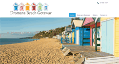 Desktop Screenshot of dromanabeachgetaway.com.au