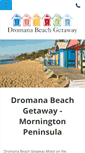 Mobile Screenshot of dromanabeachgetaway.com.au